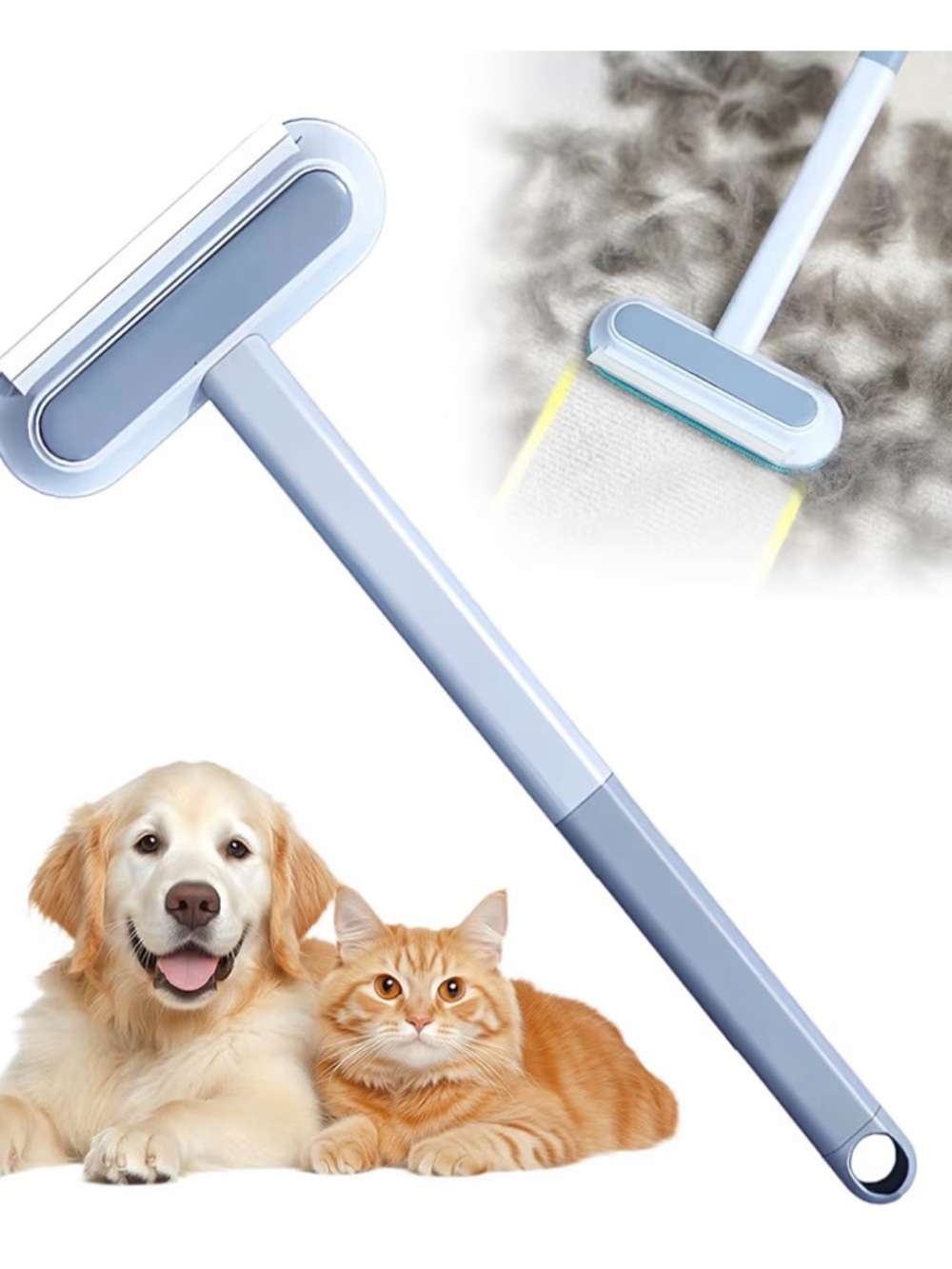Pet Hair Remover Brush for Dogs & Cats